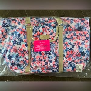 Lilly Pulitzer Party Like a Lobstar Insulated Beach Tote